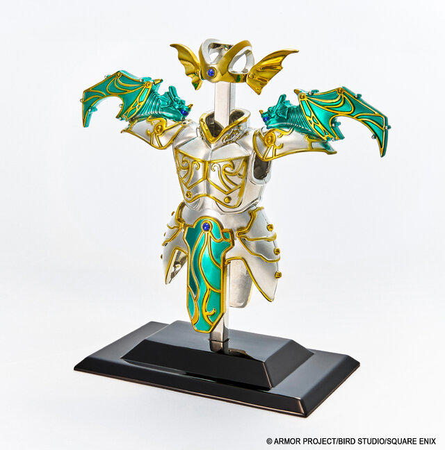 ずっしり重い…!『ドラクエ』伝説の武具やモンスターがメタルフィギュア化、「天空の鎧＆天空の兜」など全7種類