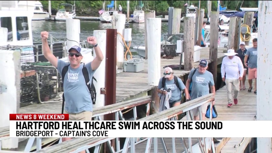 Swim Across the Sound raises over $500K as swimmers hit the water for 'those who can't'