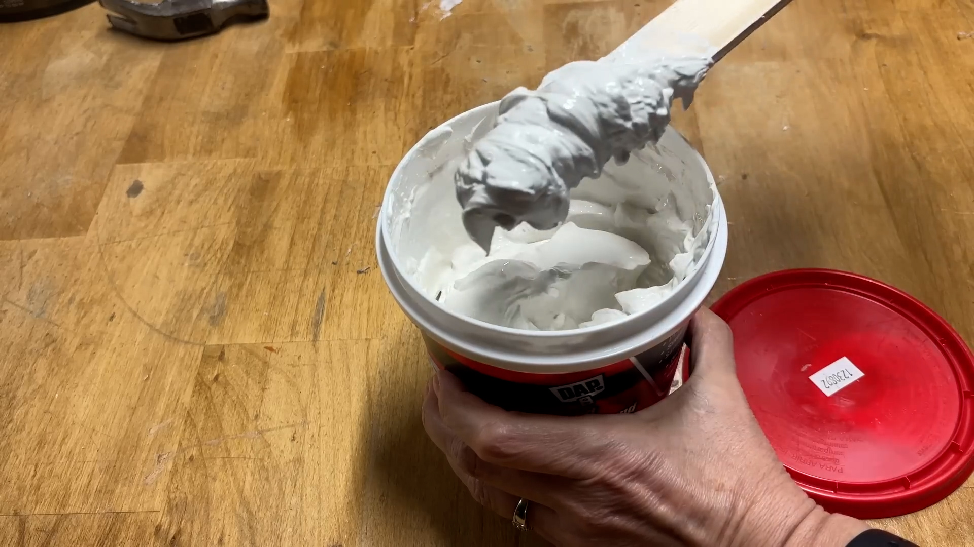 Smoother DIY chalk paint with joint compound