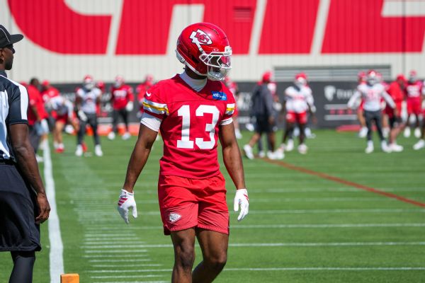 Chiefs rookie standout Cyrus Allen, Xavier Worthy injured at camp