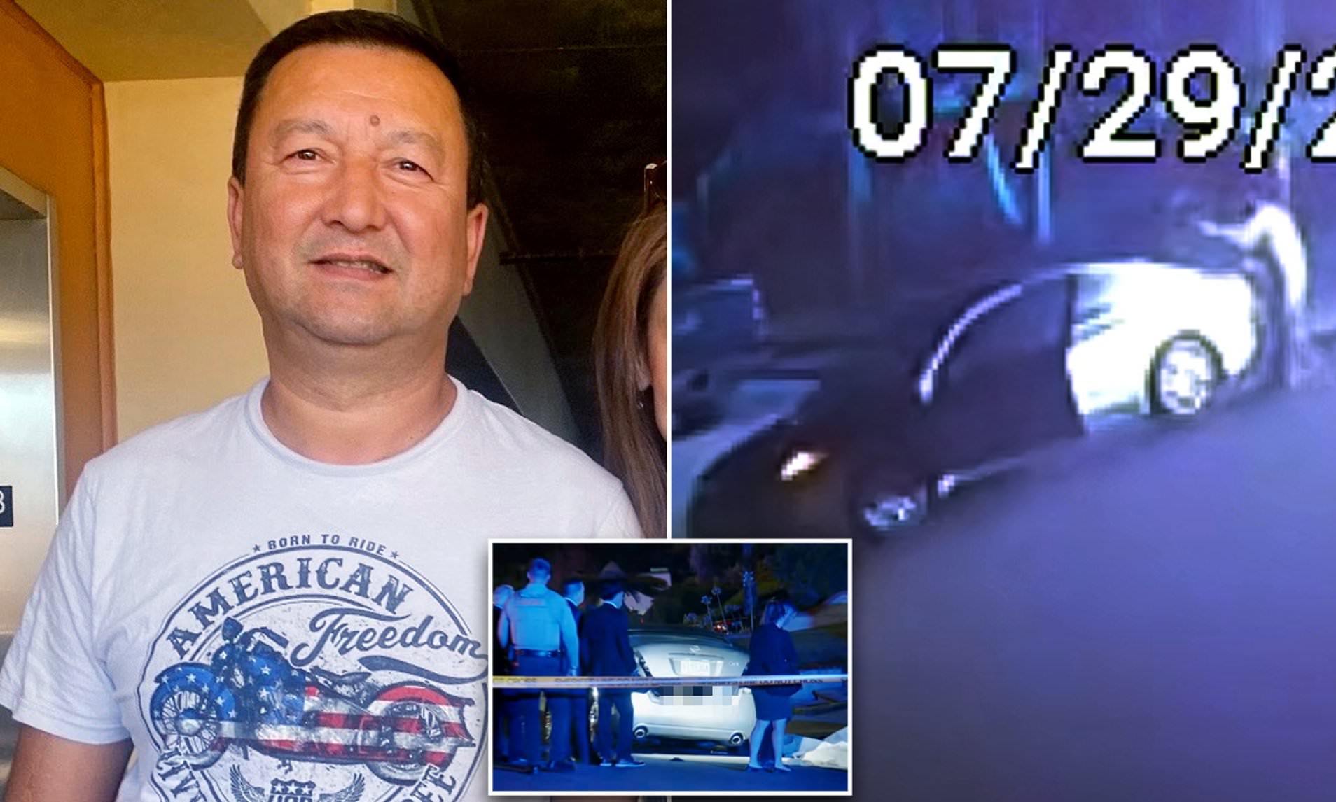 Harrowing moment California dad of three is shot after being kidnapped by his own boss