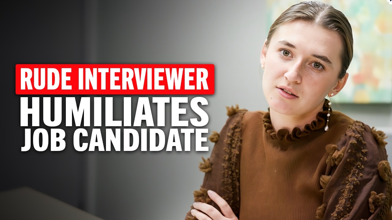 Rude interviewer belittles a job candidate without knowing she’s the CEO