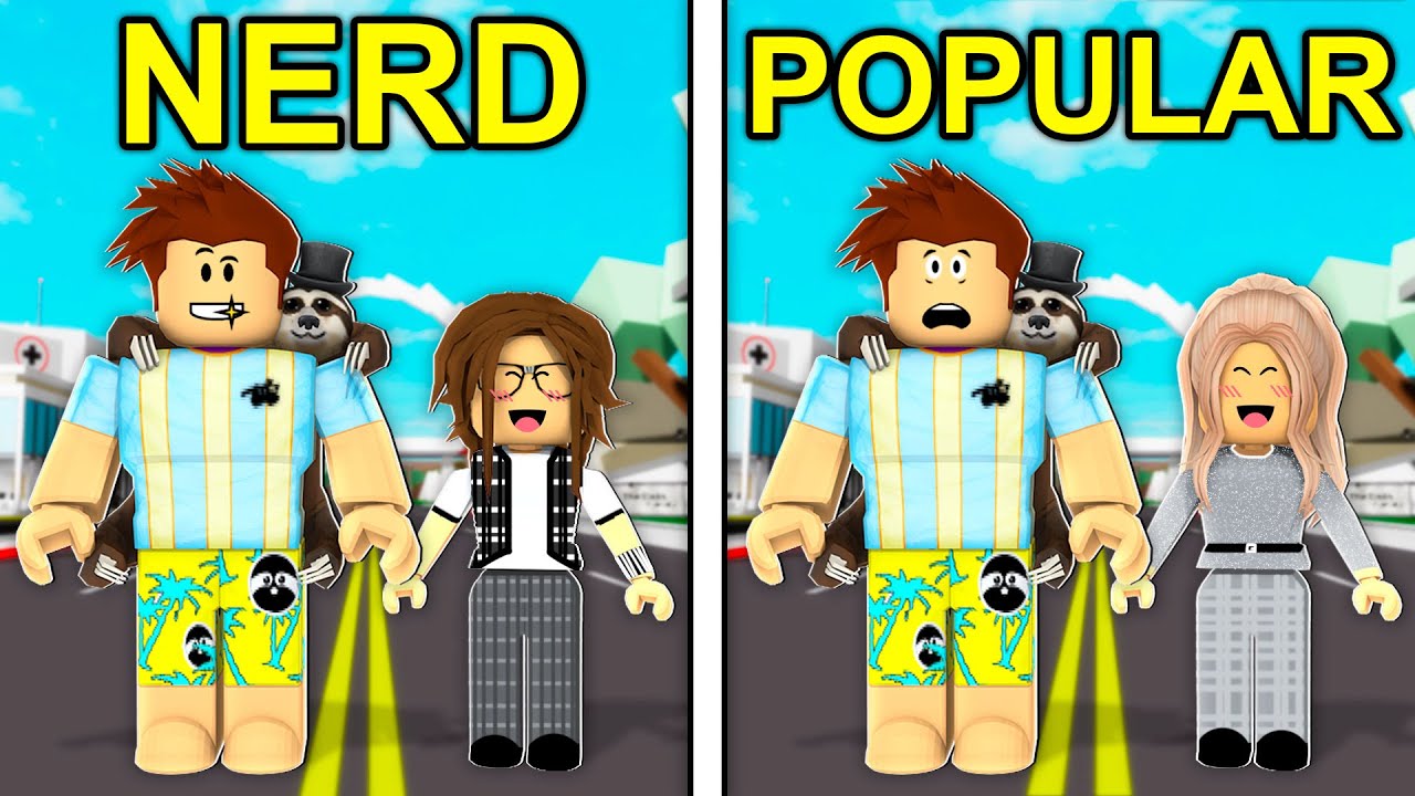 I turned a total nerd popular in Brookhaven Roblox