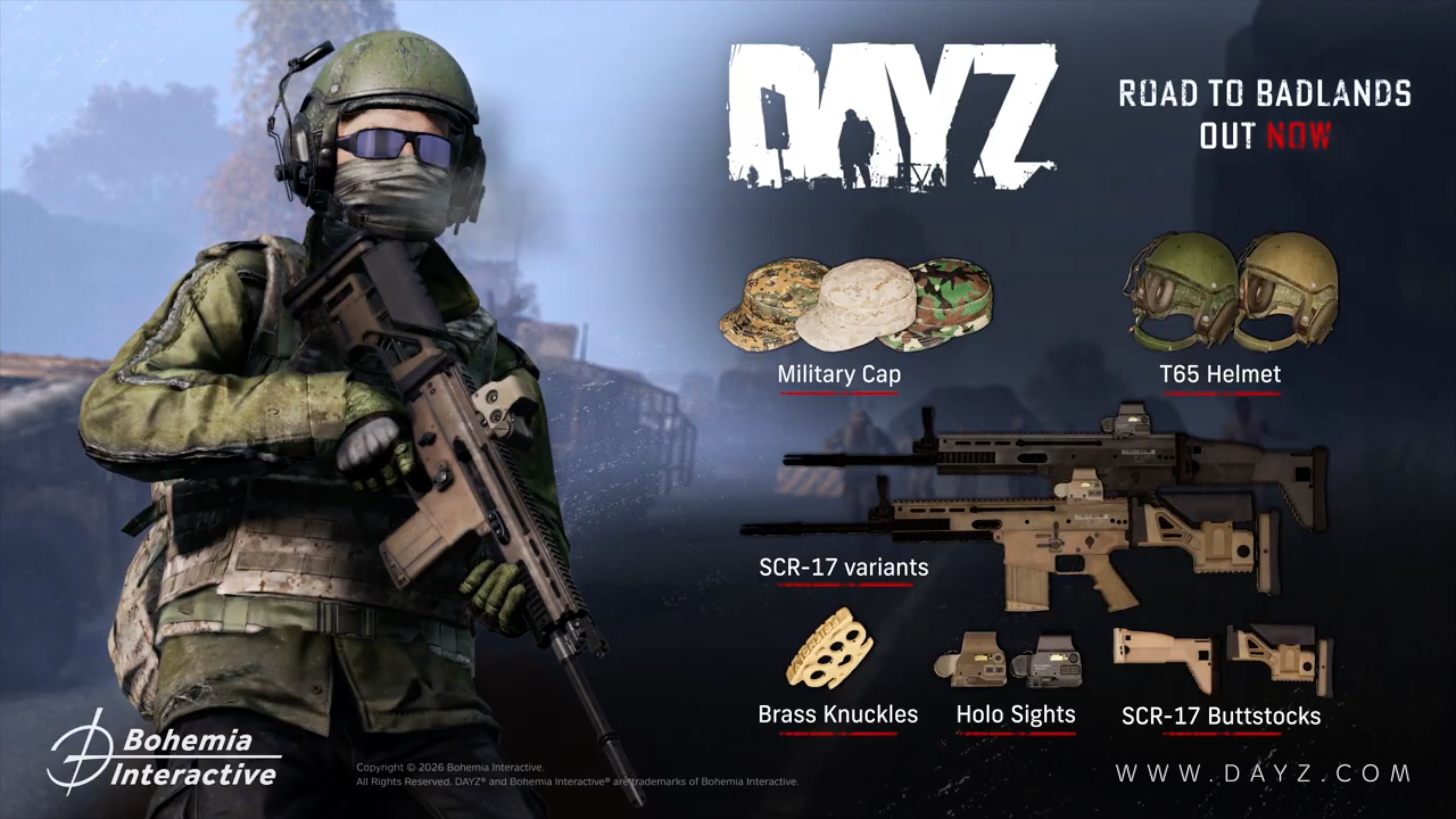 DayZ official Road to Badlands update teaser launch trailer
