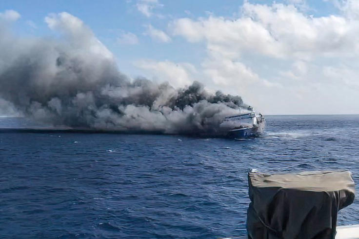 Ferry fire
