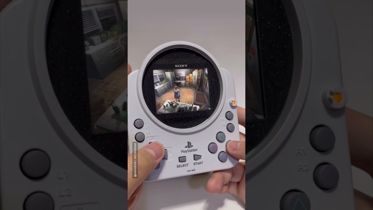Modder creates custom handheld PS1 using rare official controller