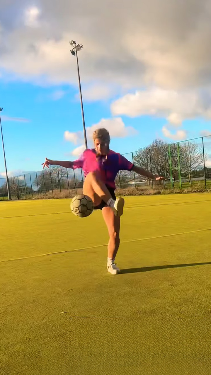 Mastering freestyle football tricks with smooth reggaeton beats