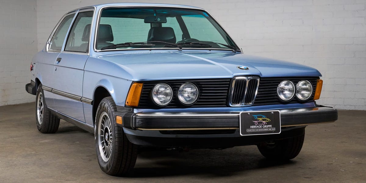 Somehow, this 1977 BMW 320i was driven just 9000 miles in 49 years