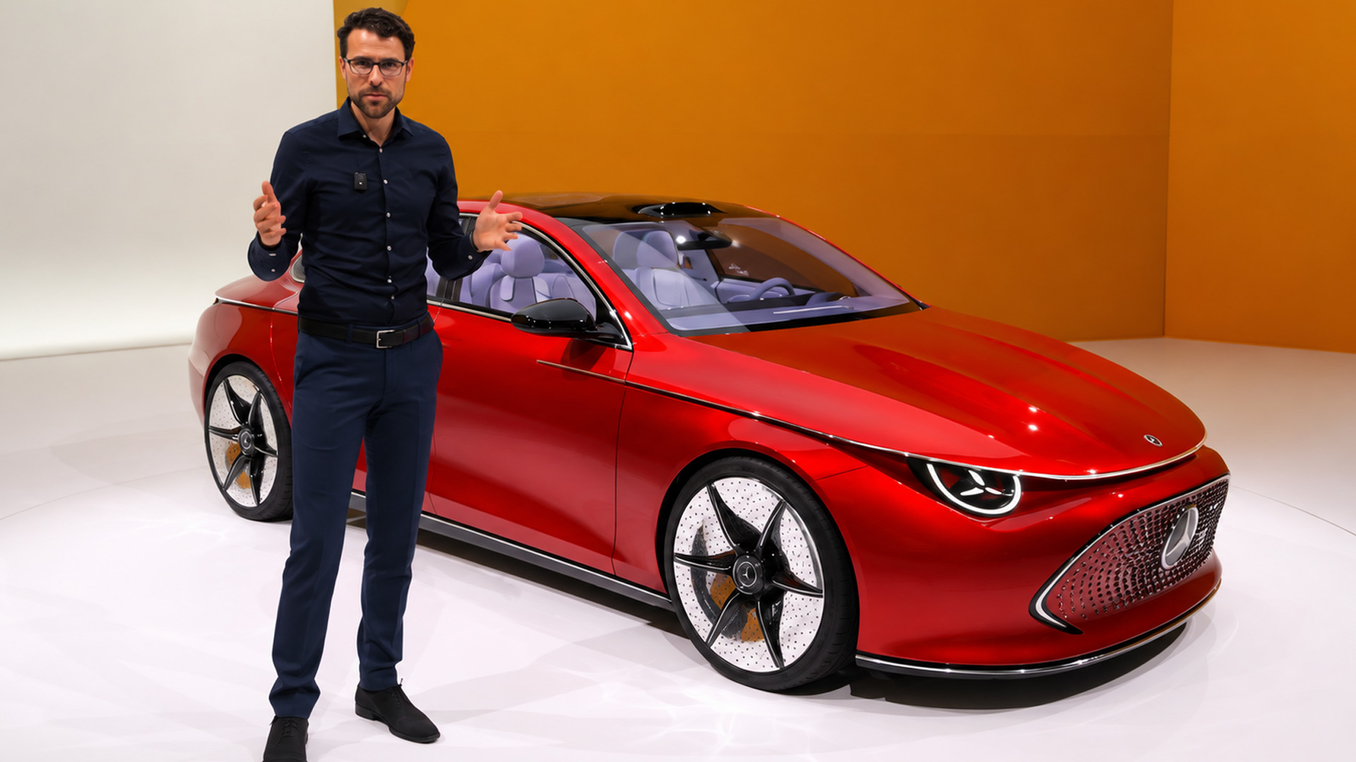 Mercedes CLA concept features a minimalist front design