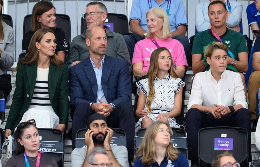 The Prince and Princess of Wales resurfaced briefly from their annual summer break on Saturday