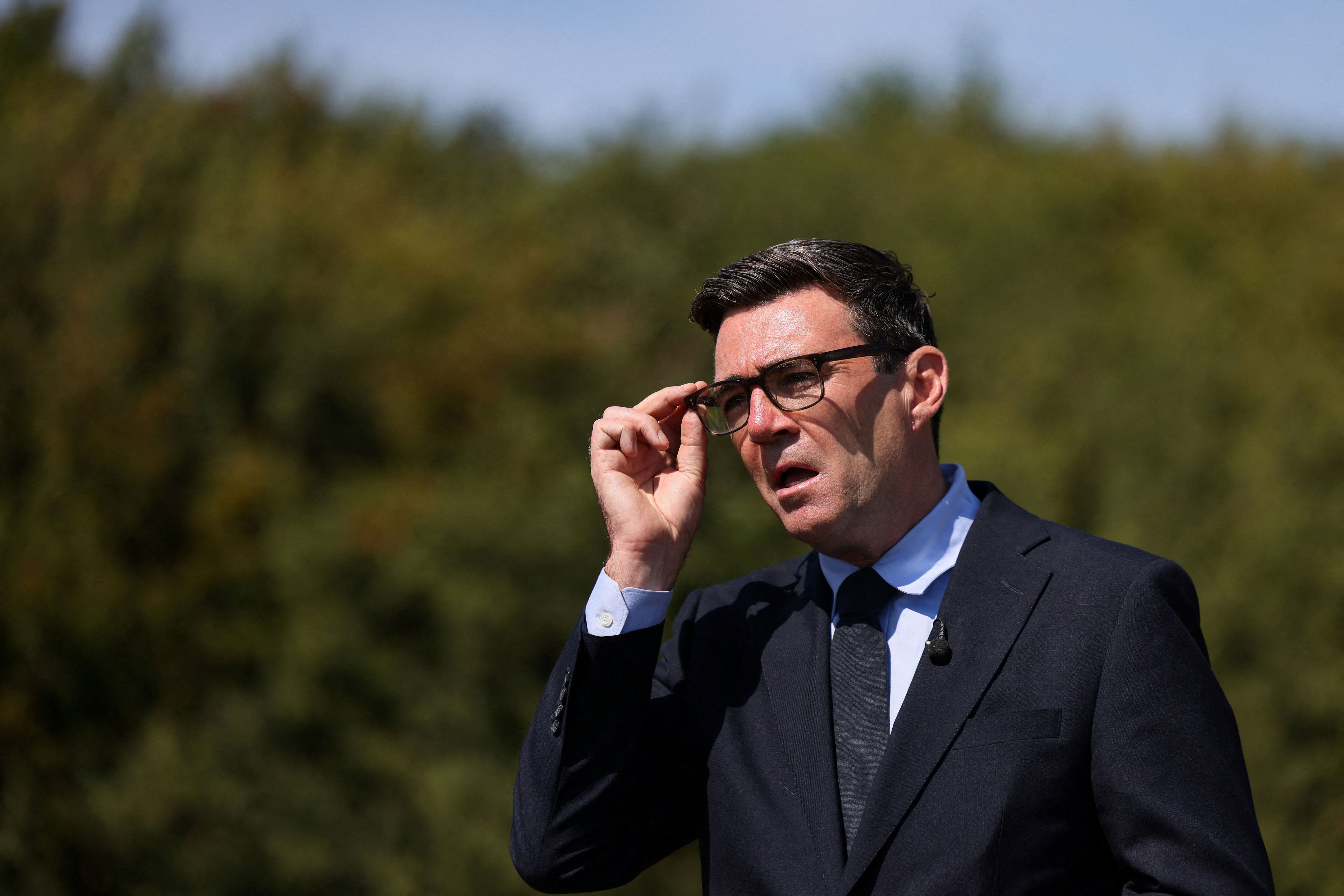 Andy Burnham has vowed to be ‘relentless’ as he promises to tackle smuggling gang in a bid to drive down small boat crossings (AFP/Getty)