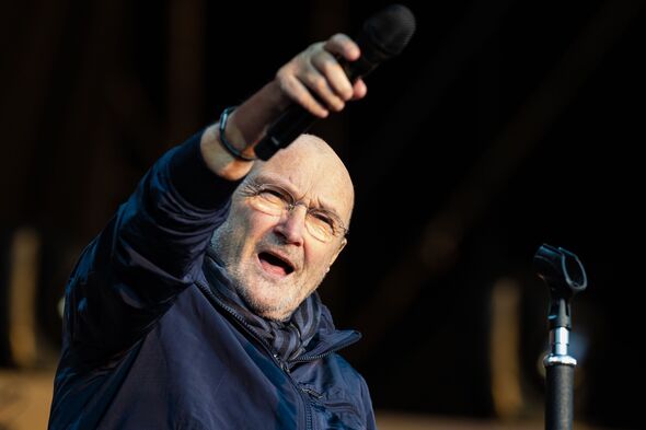 Phil Collins on stage
