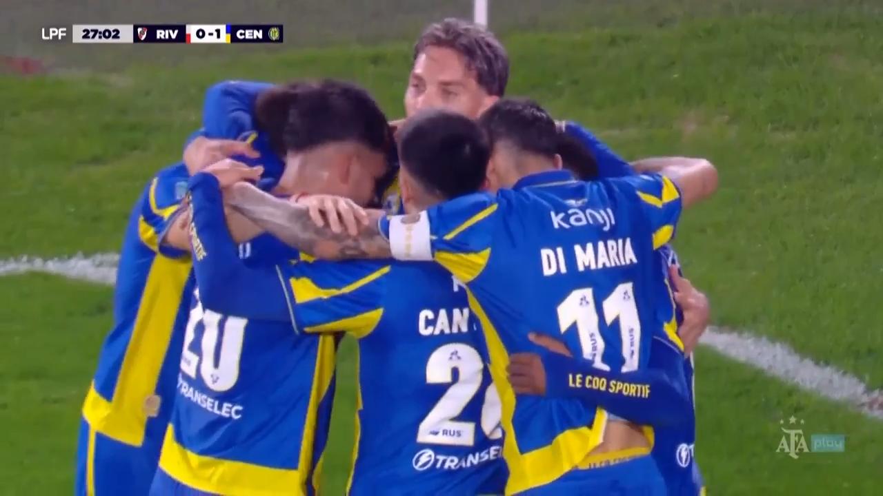 Rosario Central beat River Plate 1-0 despite late red card
