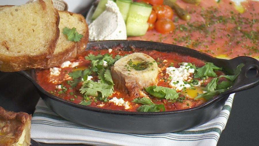 Sunday brunch: Eggs in purgatory with The Dearborn