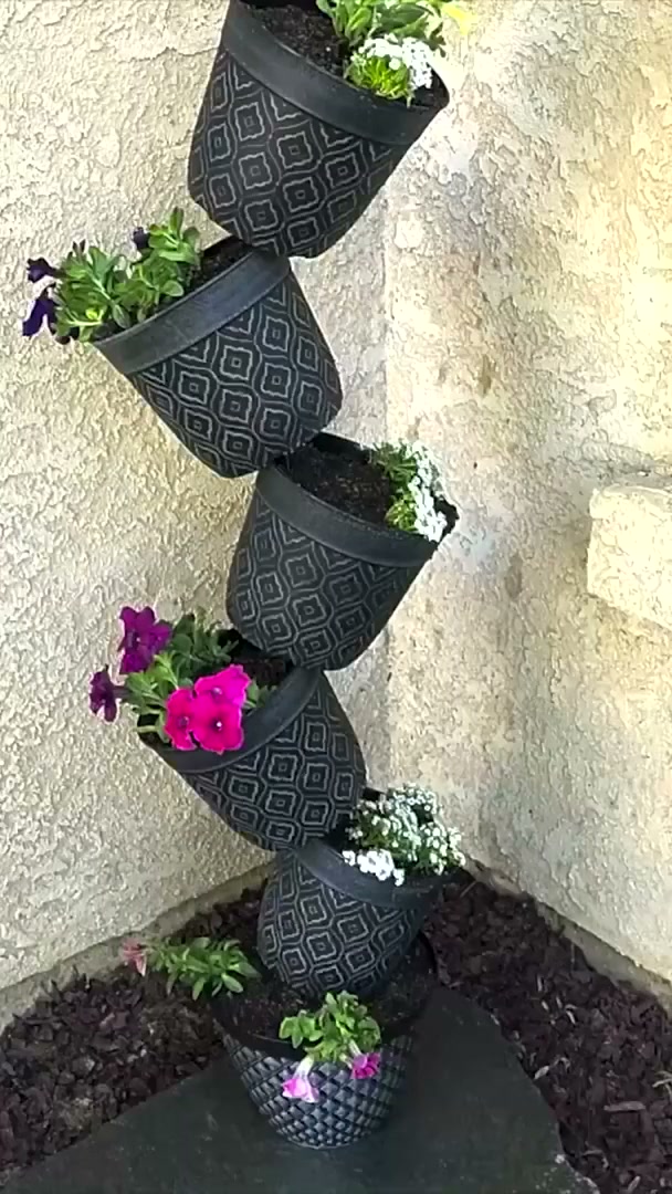 Stick 3 Dollar Tree brushes into concrete