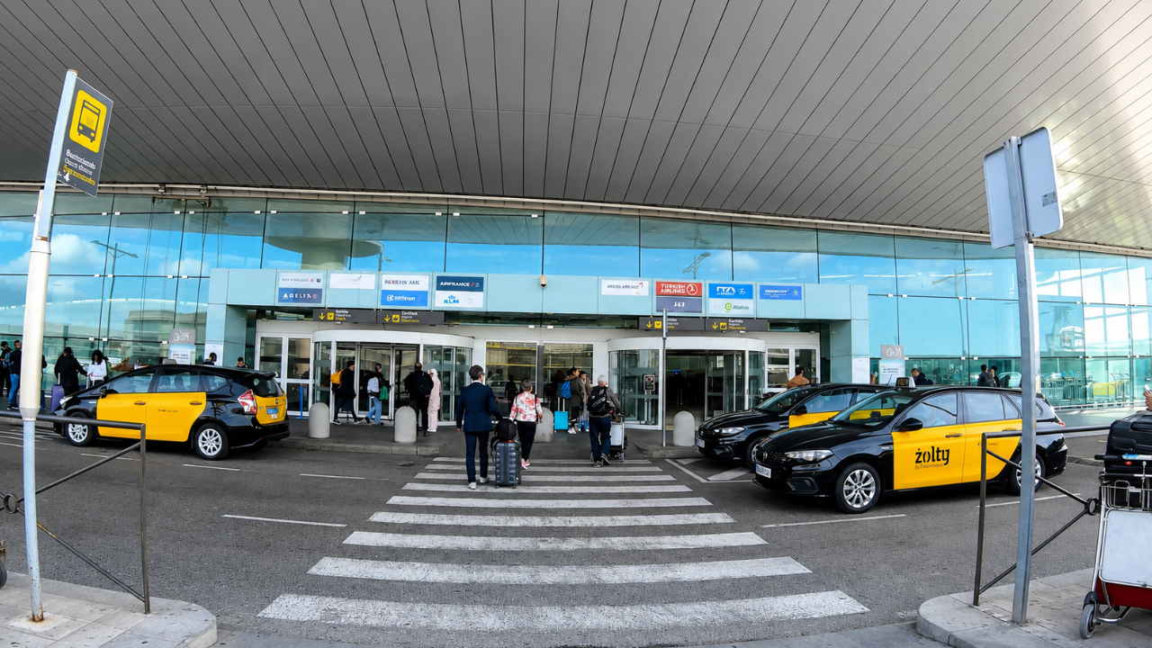 What is it like to arrive at Barcelona Airport Terminal 1?