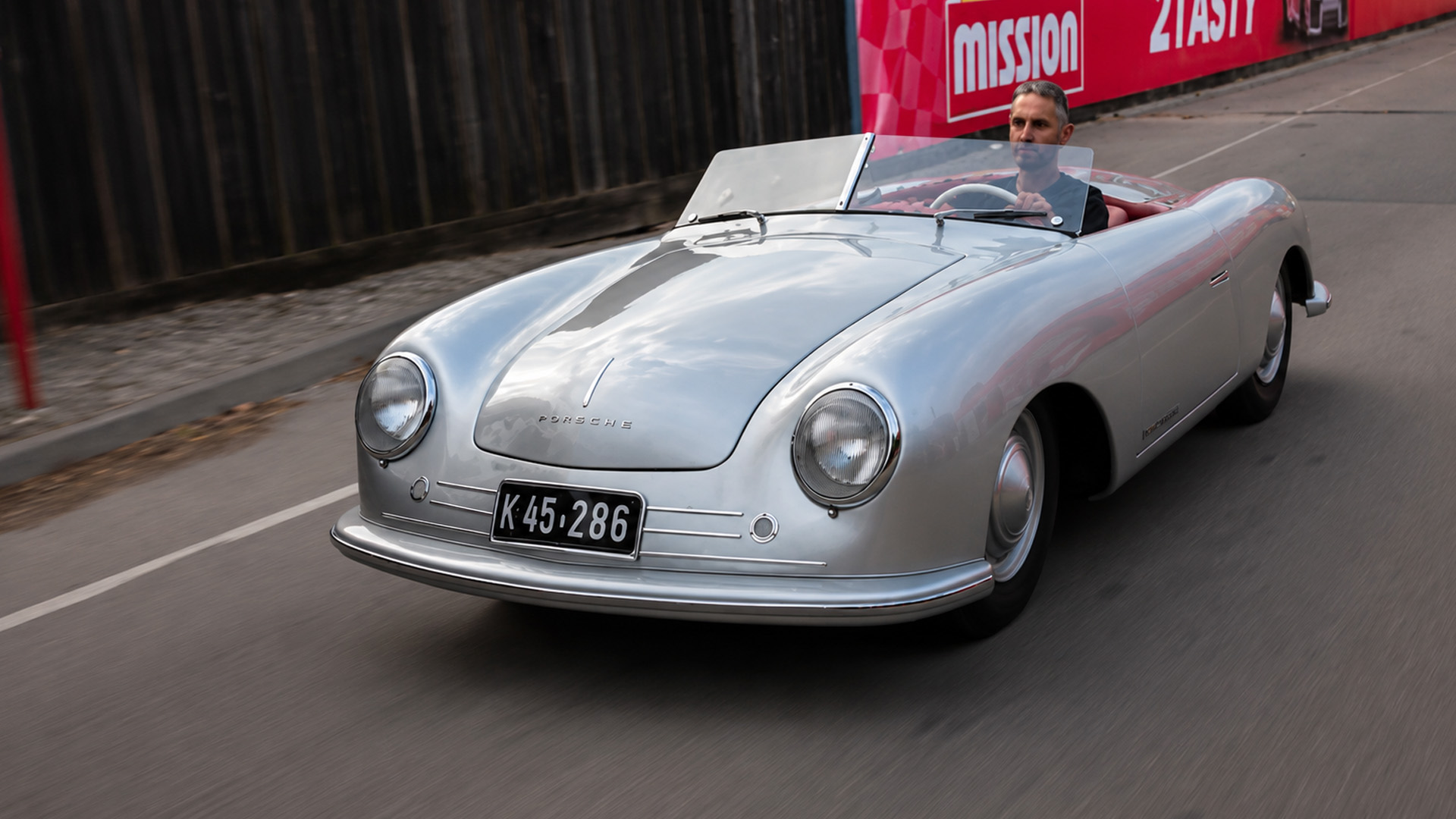 Porsche 356 roadster showcases legendary roadster proportions