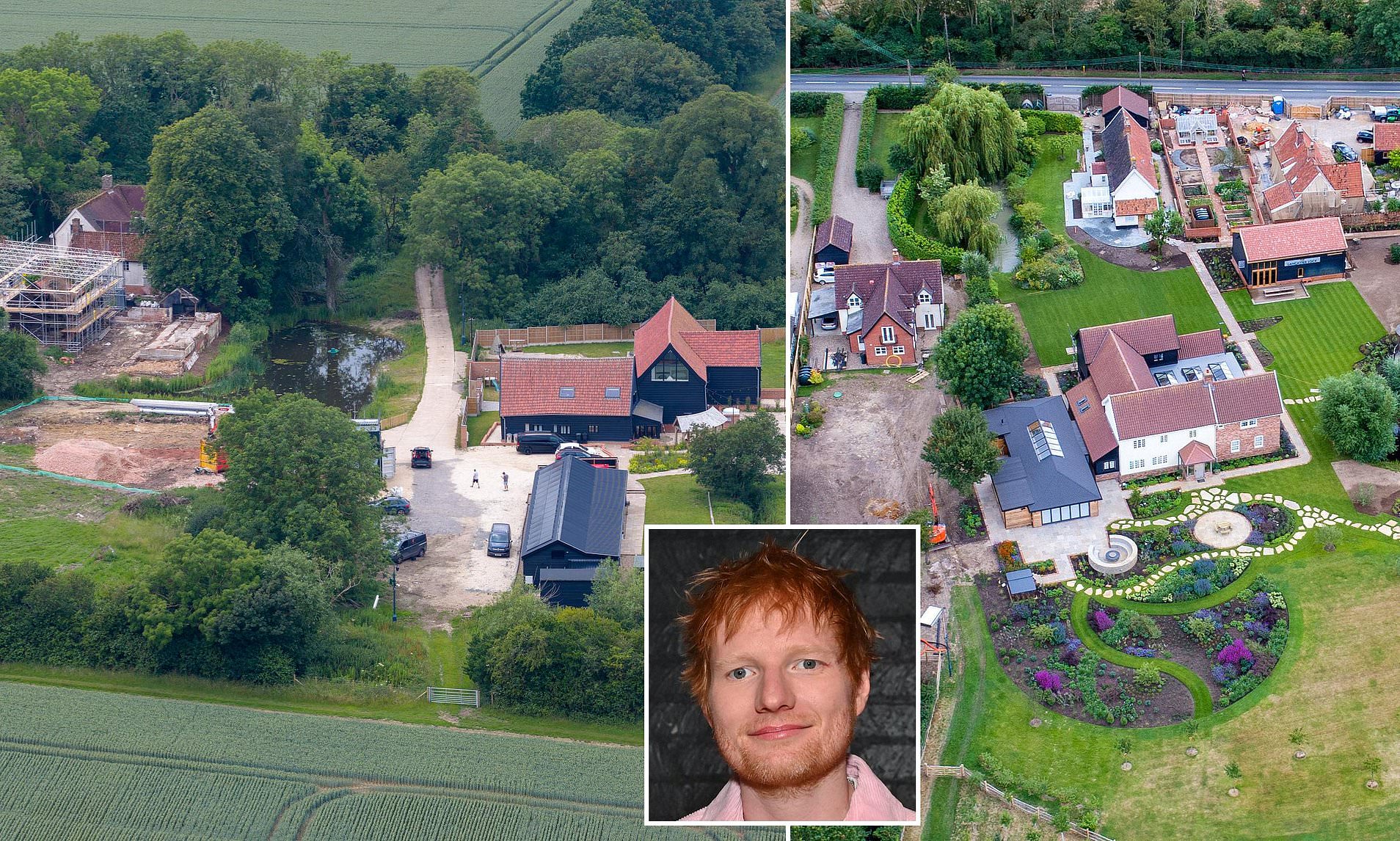 Ed Sheeran's converted former piggery into 'countryside Abbey Road' recording studios