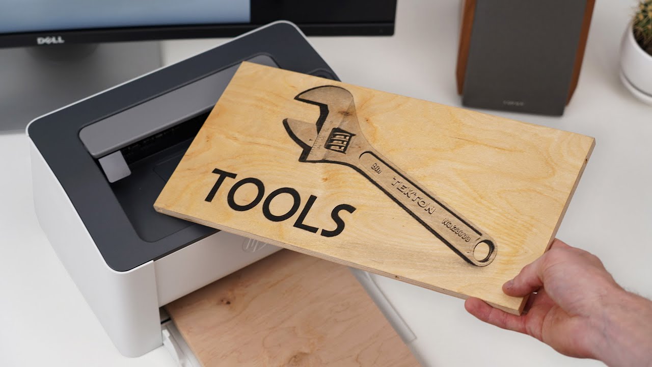 DIY custom toolbox: Easy image transfer technique for wood projects