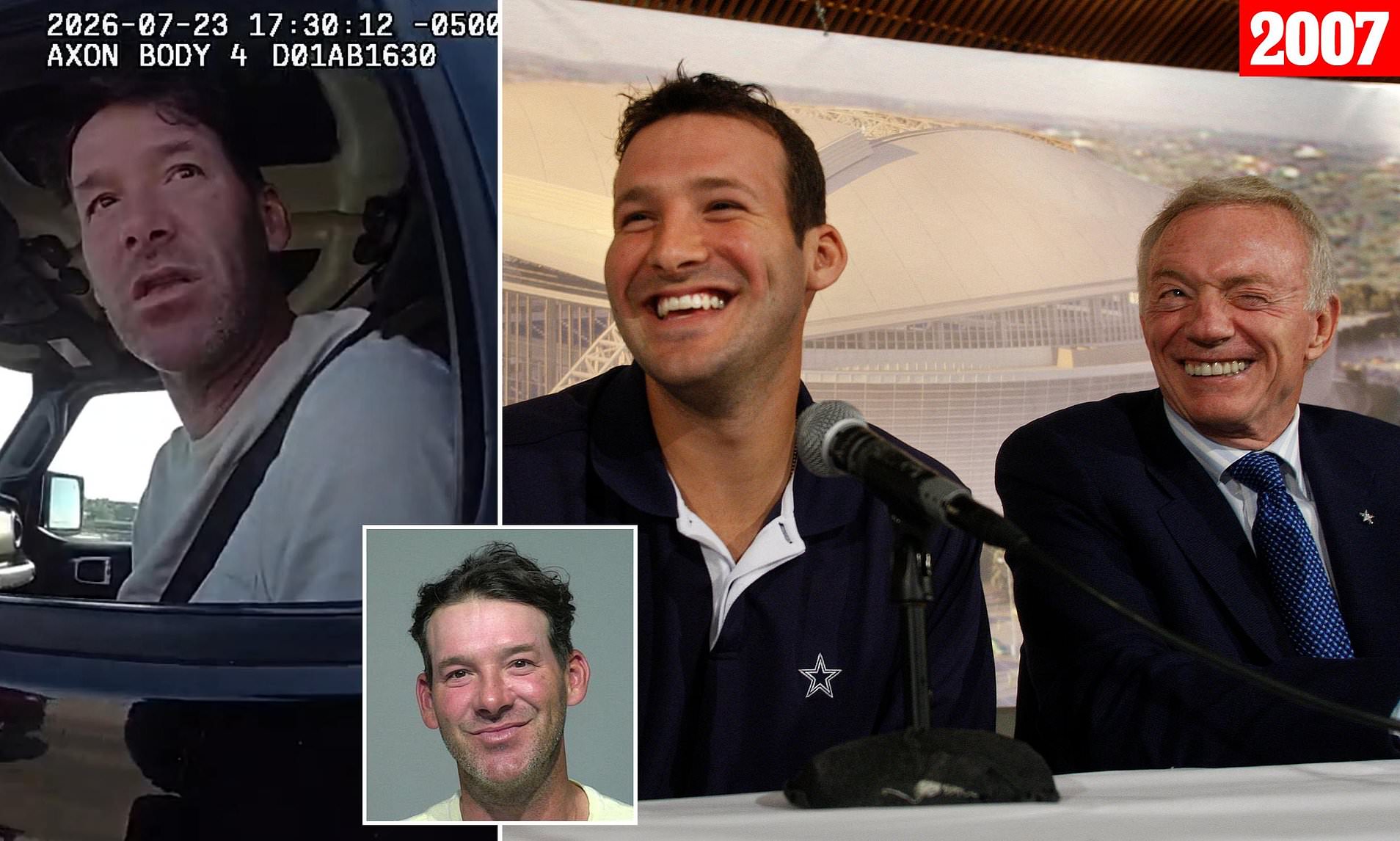 Tony Romo will bounce back from OWI arrest, Jerry Jones insists as CBS puts NFL analyst on leave