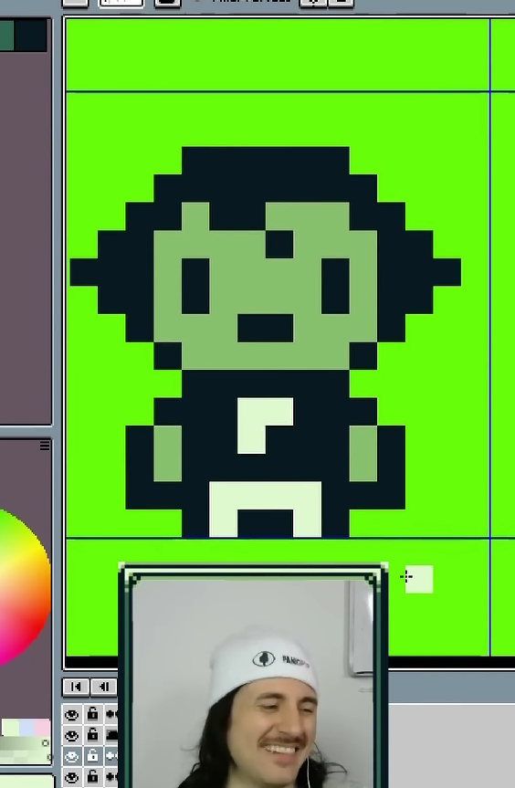 Creating an emo character using pixel art