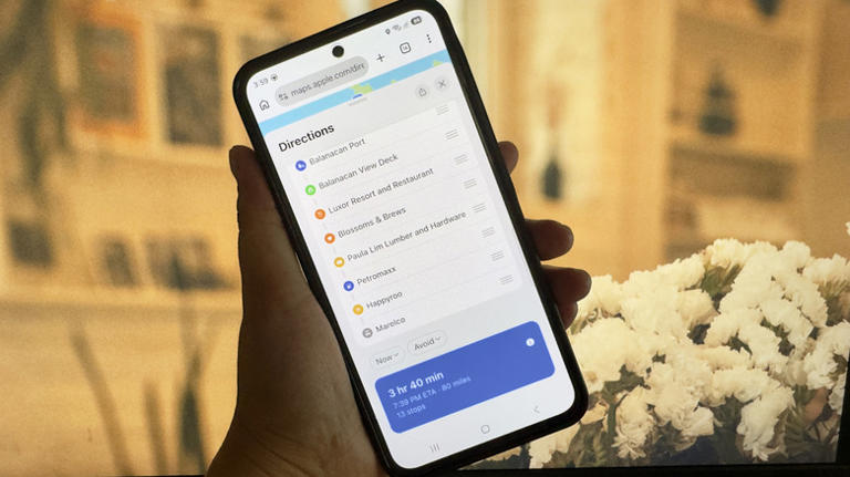 How many stops can you plan on a Google Maps route?