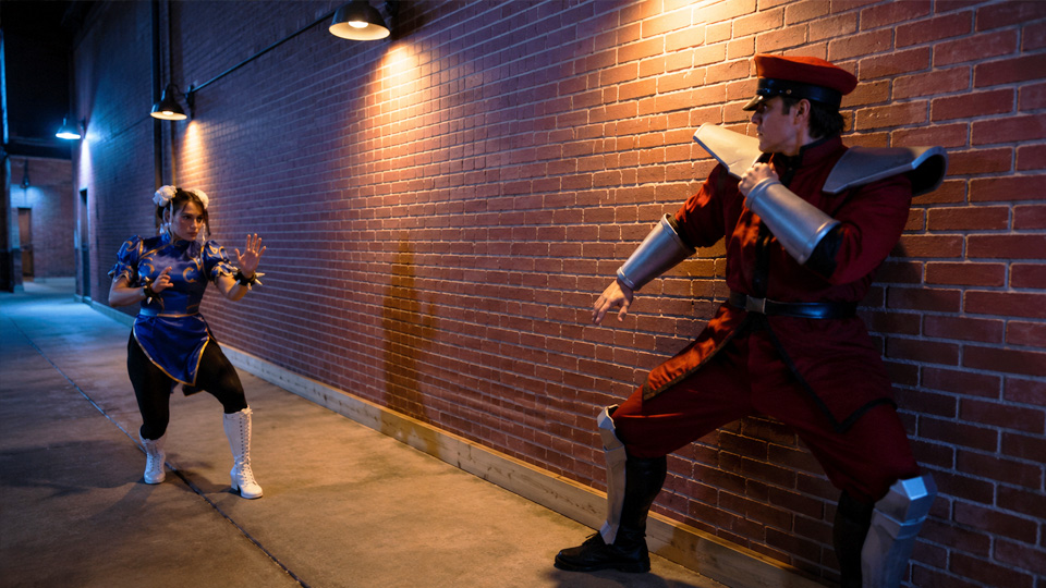 Video game fighting meets creative stop motion