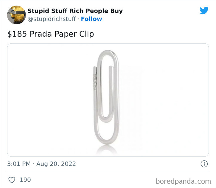 Stupid stuff rich people buy: 31 insanely useless and overpriced items
