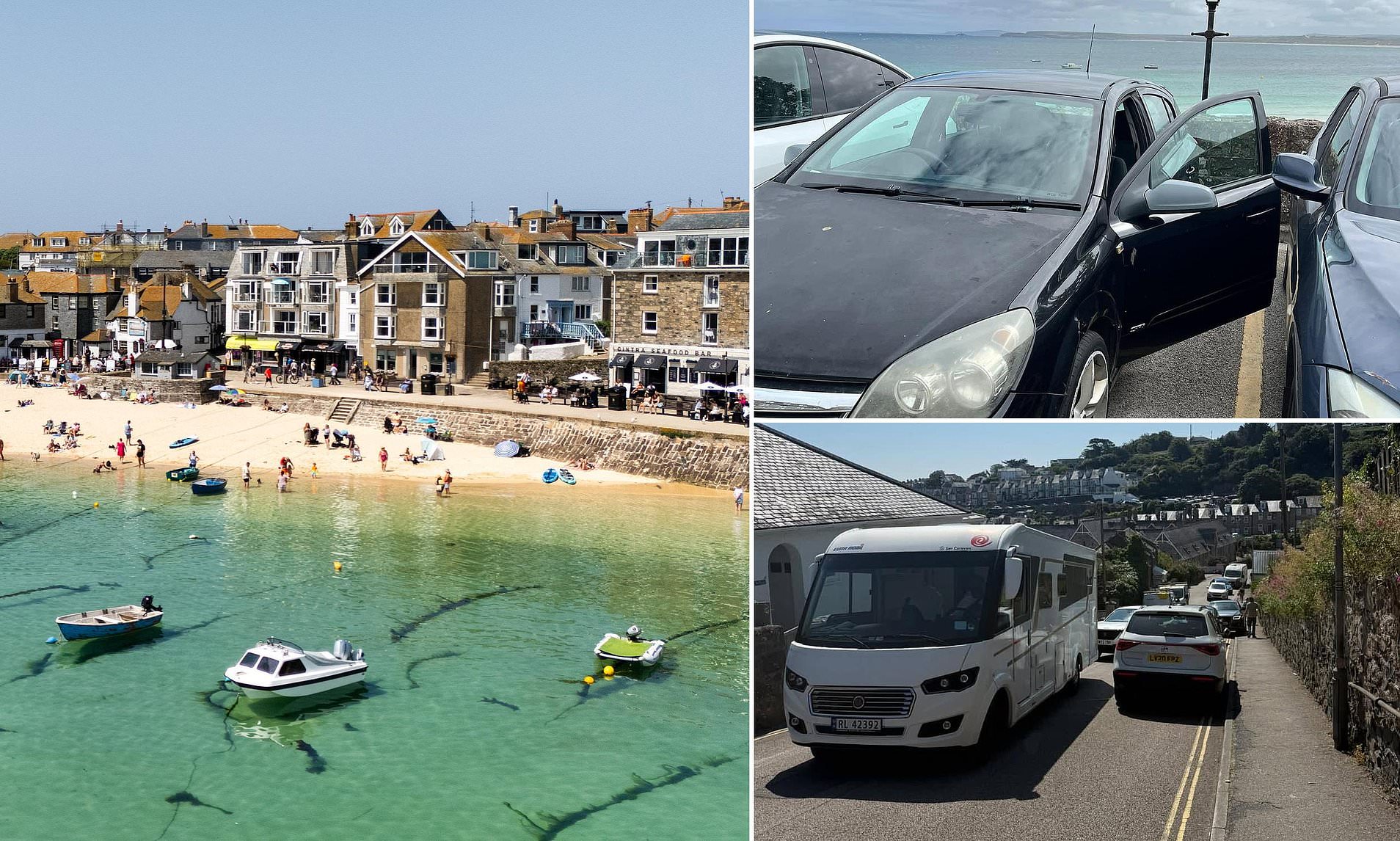 Cornwall summer chaos: Tourists trash Airbnbs, block streets with selfish parking and litter beaches