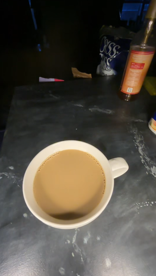 Making homemade coffee creamer with simple ingredients