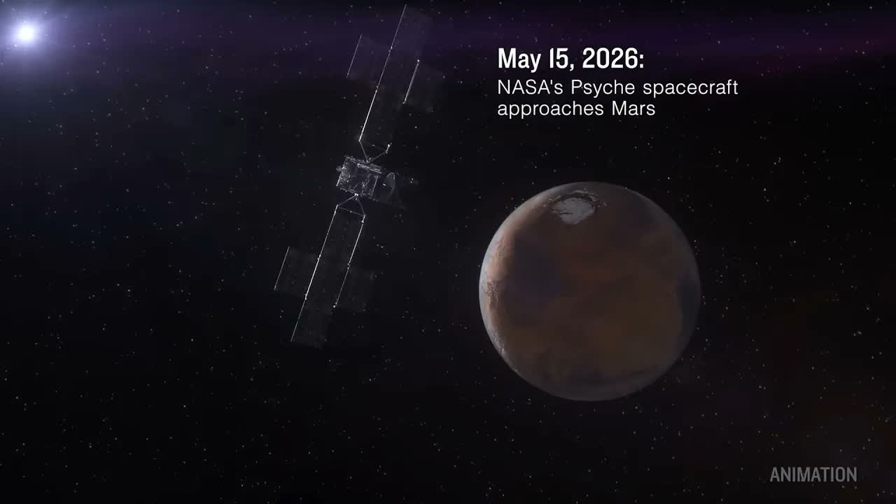 NASA's Psyche spacecraft is about to fly by Mars for a gravitational ...