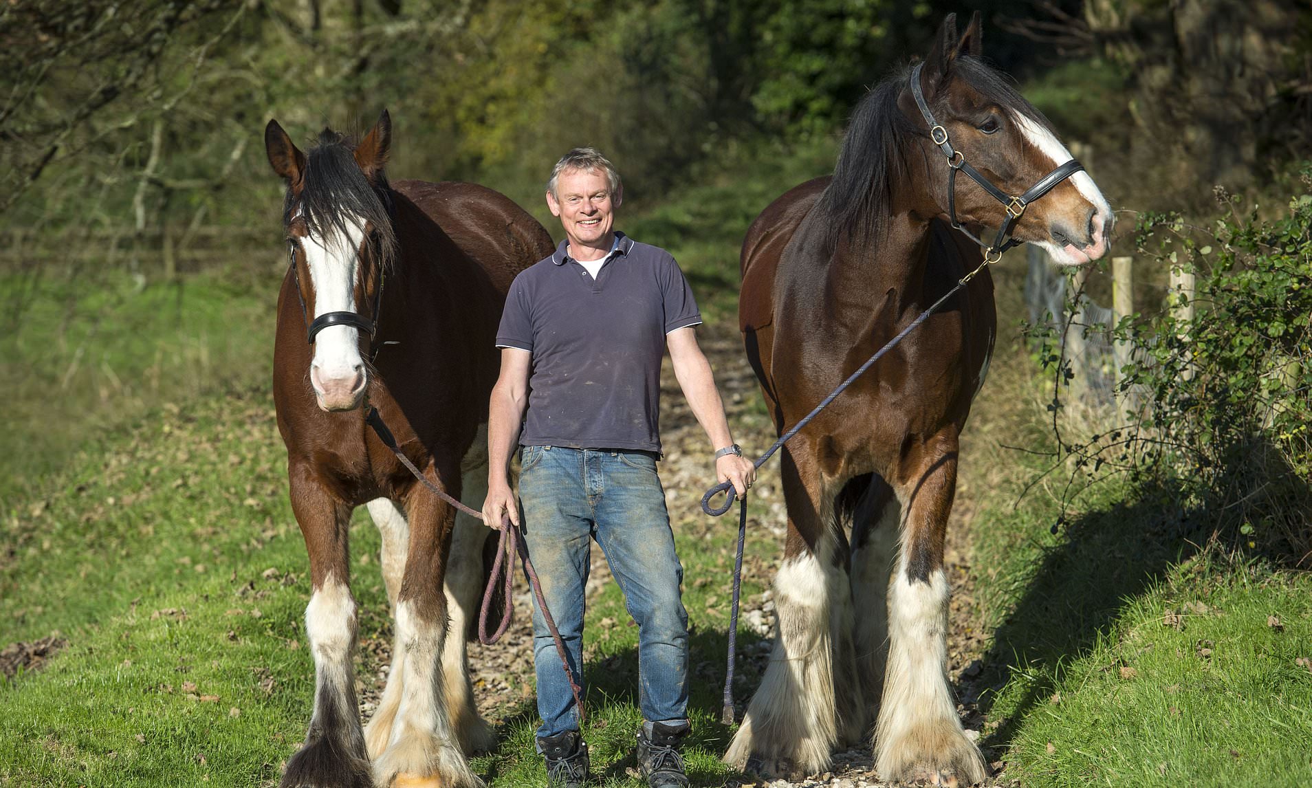 Martin Clunes accuses 'pious' planning officers of failing to enforce rules after traveller row