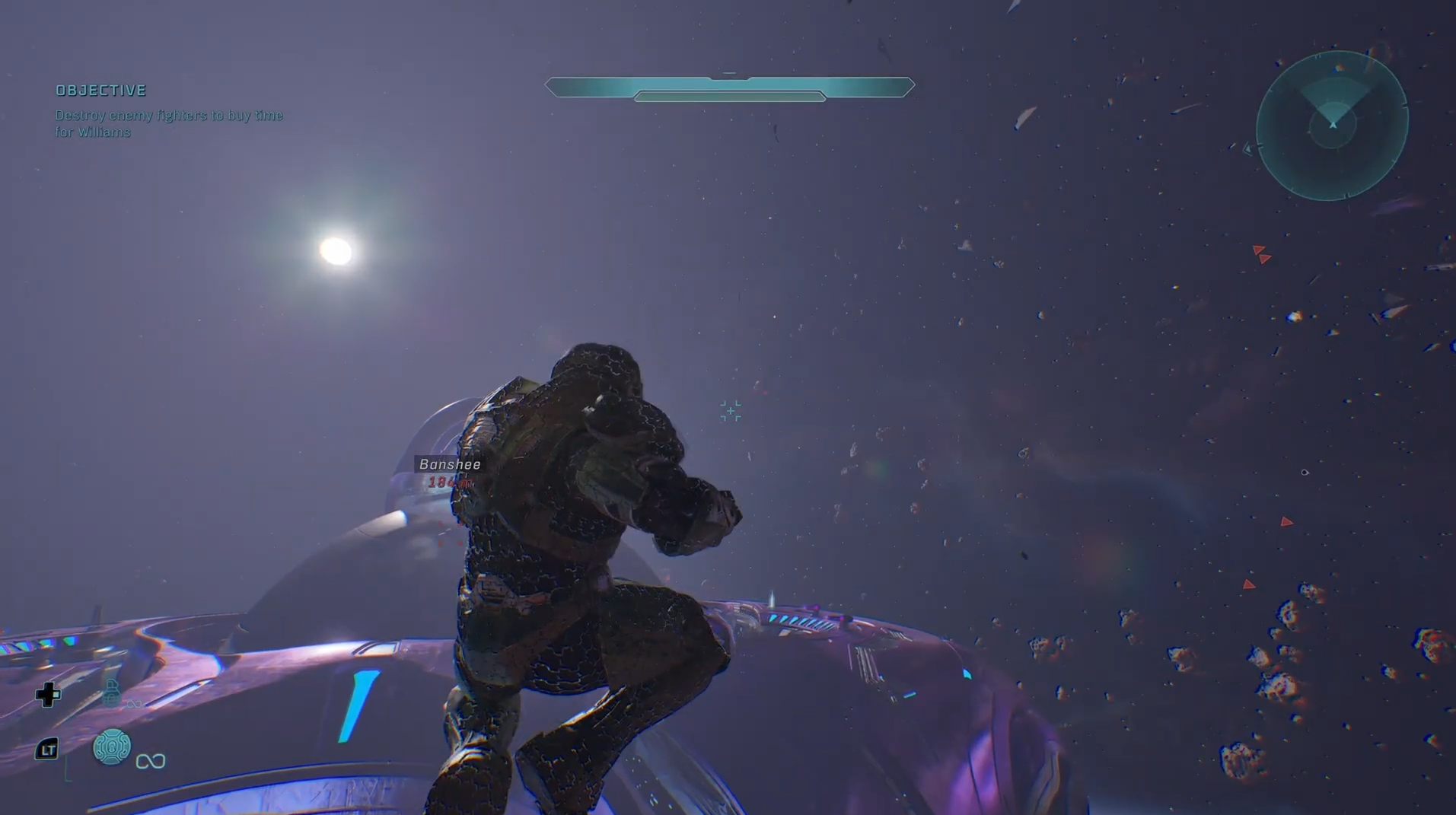 Halo campaign evolved: Escaping the Seraph into space