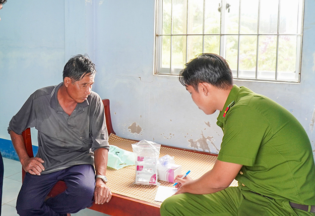 Test nhanh ma túy với tất cả thuyền viên trước khi ra biển