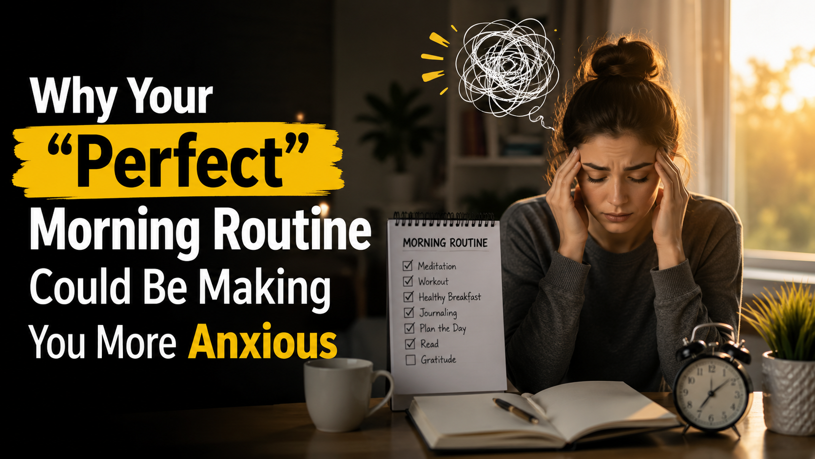 Why your perfect morning routine could be making you more anxious