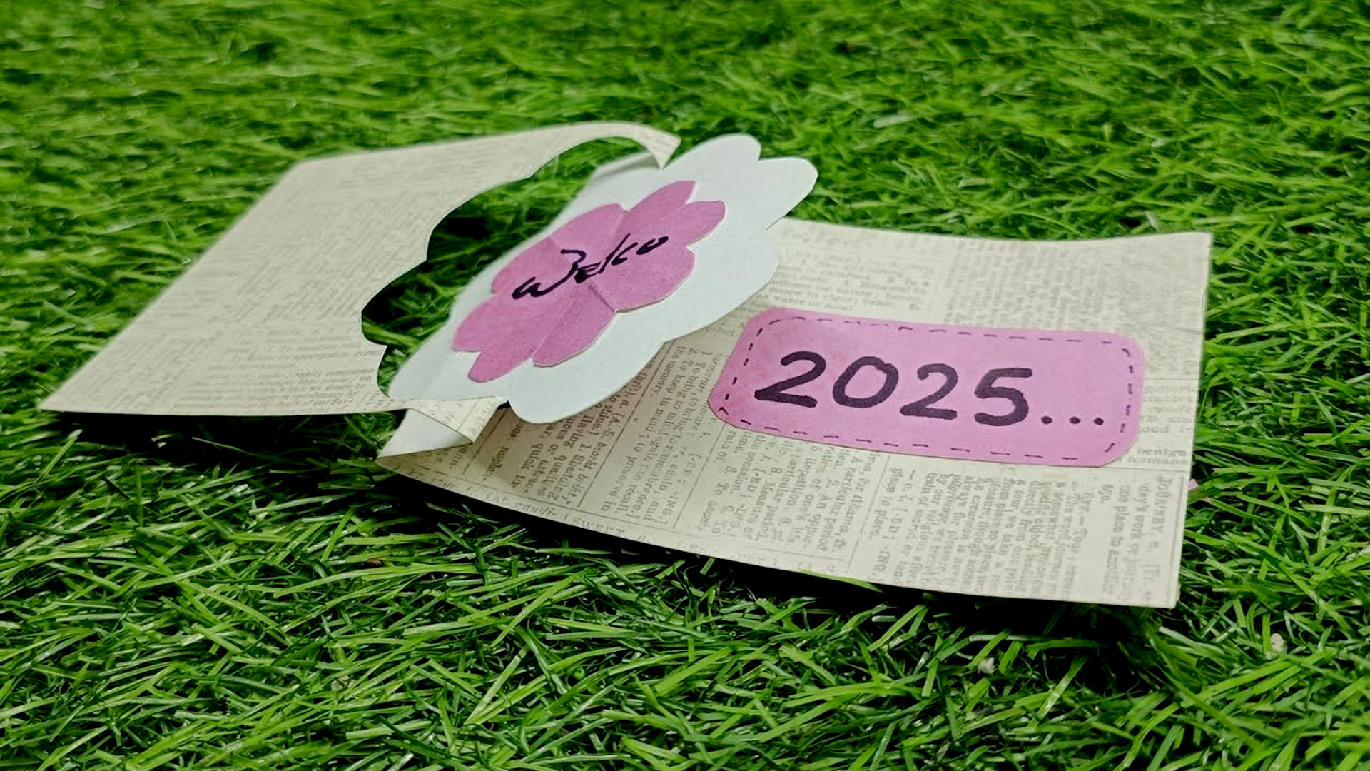 How to make simple New Year greeting cards