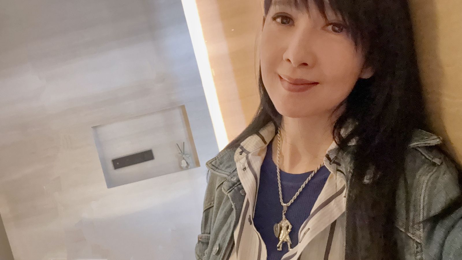 周慧敏7月底赴溫州拼盤開唱，當天剛好遇到颱風，她發微博稱已平安抵達溫州。（周慧敏微博）