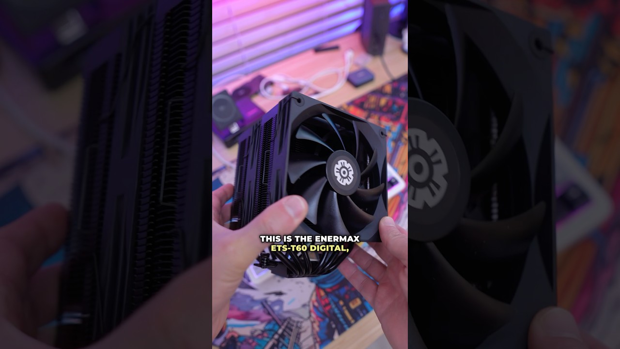 The Enermax ETS-T60 digital CPU cooler!