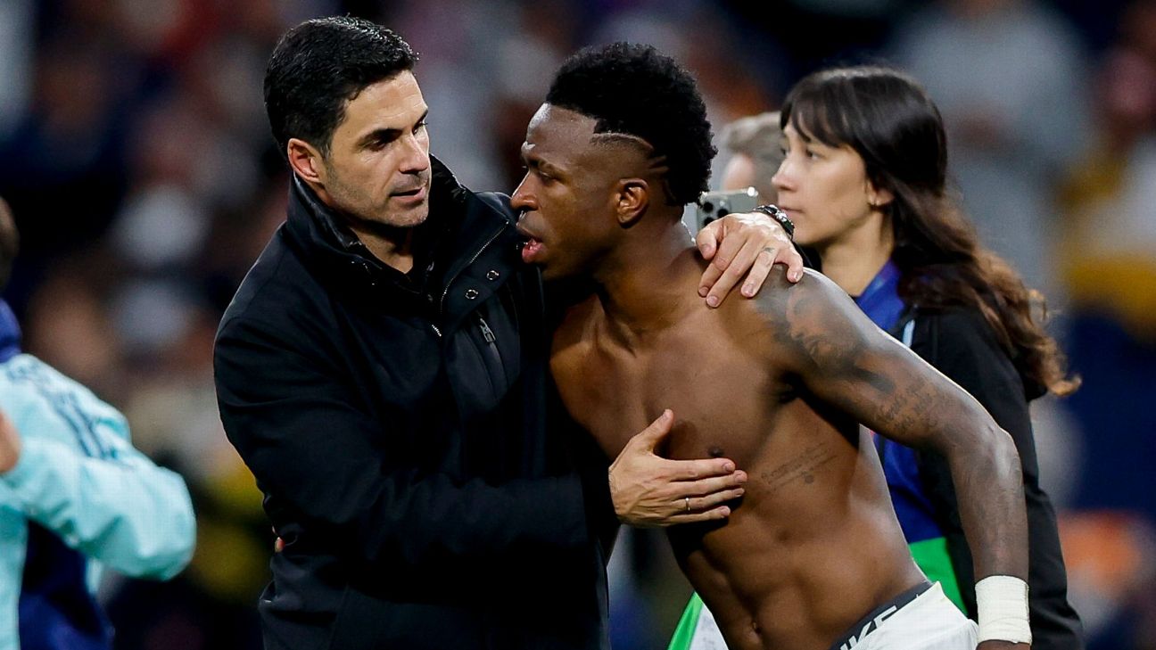 Mikel Arteta happy with Arsenal 'intention' in transfer market despite Vinícius Júnior, Julián Álvarez snubs