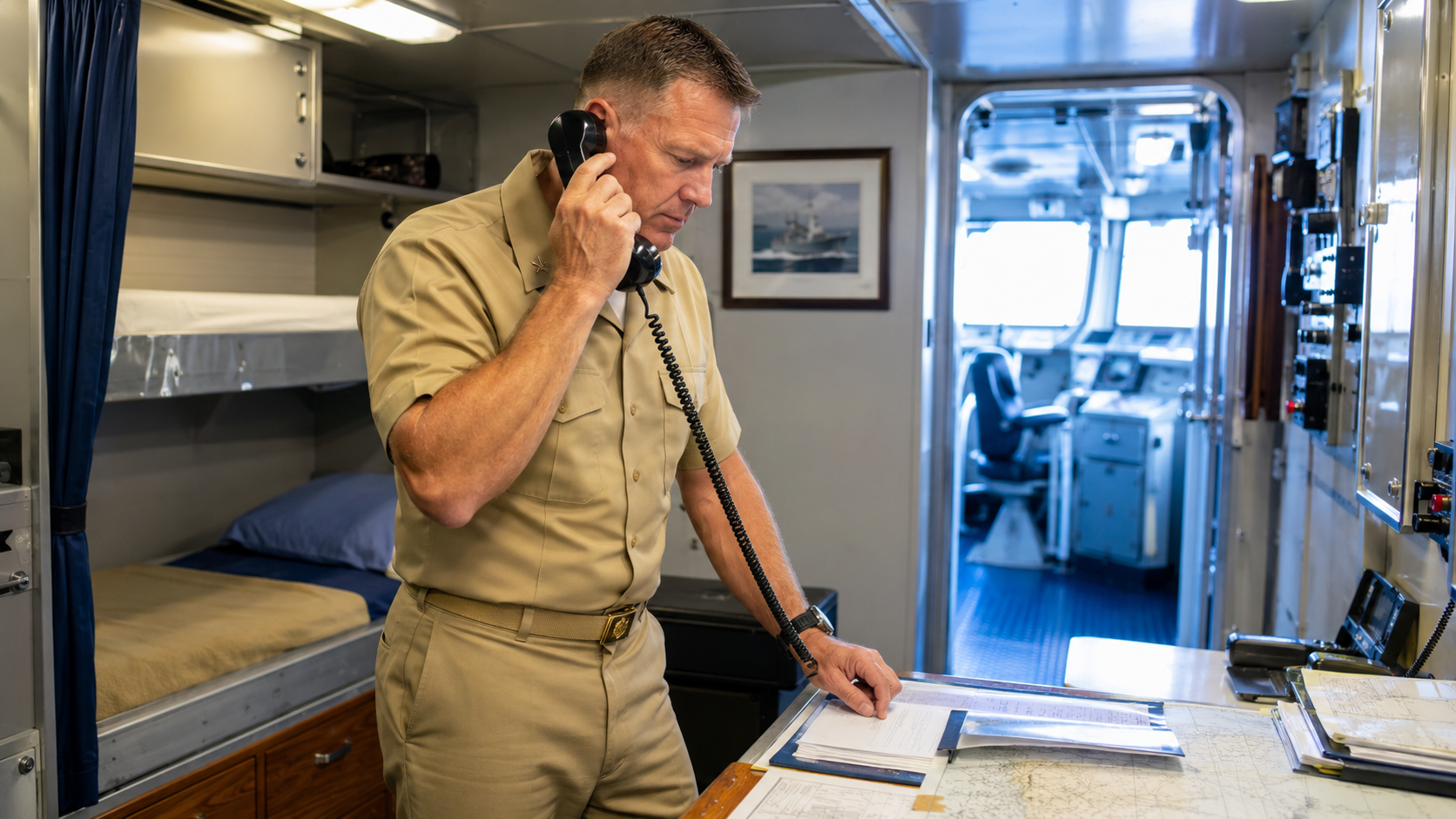 Aircraft carrier captains - life at the top of a floating city