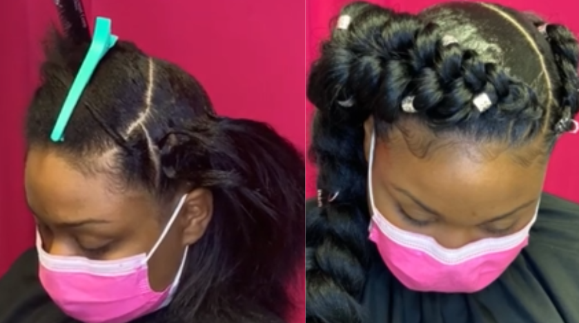 The technique behind butterfly braid hairstyles
