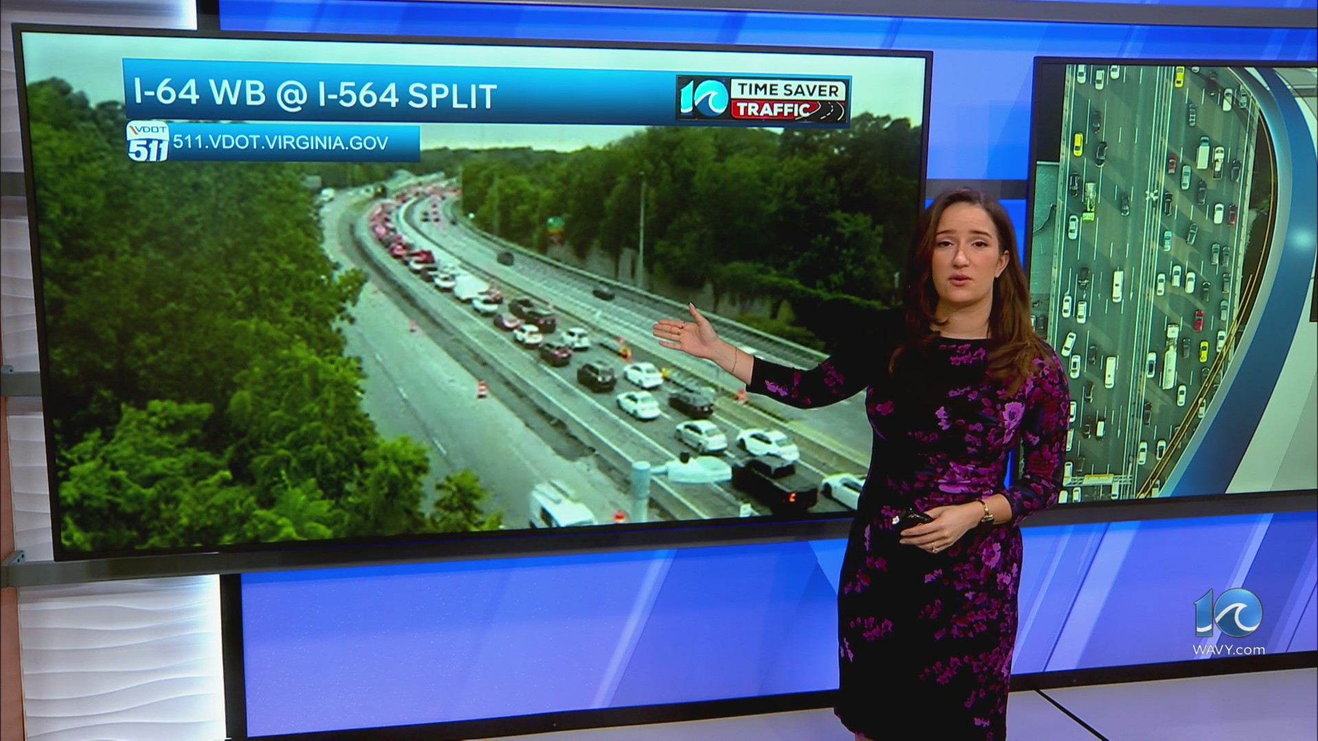 Multi-vehicle crash causes delays on I-64 near I-564 interchange