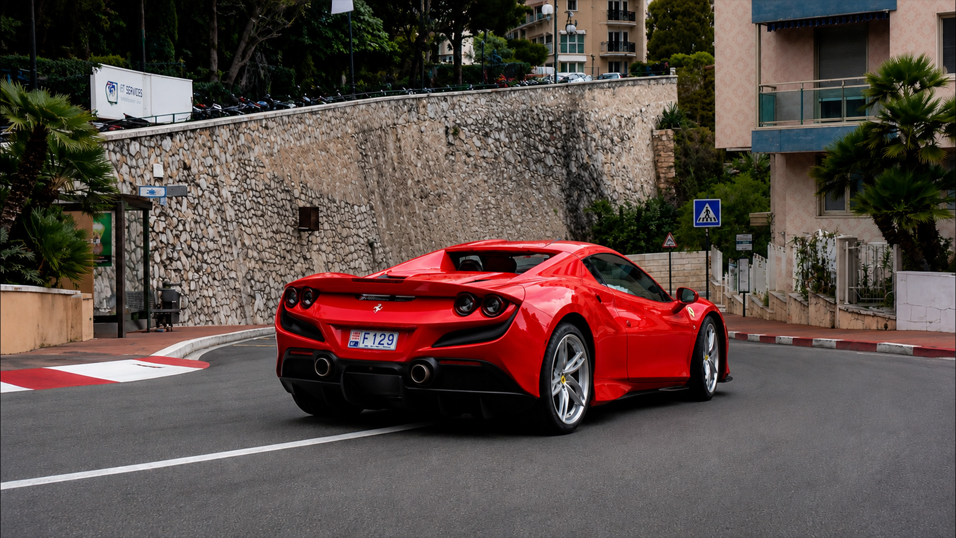 A billionaire's Ferrari F8 Tributo carries $350K with grace