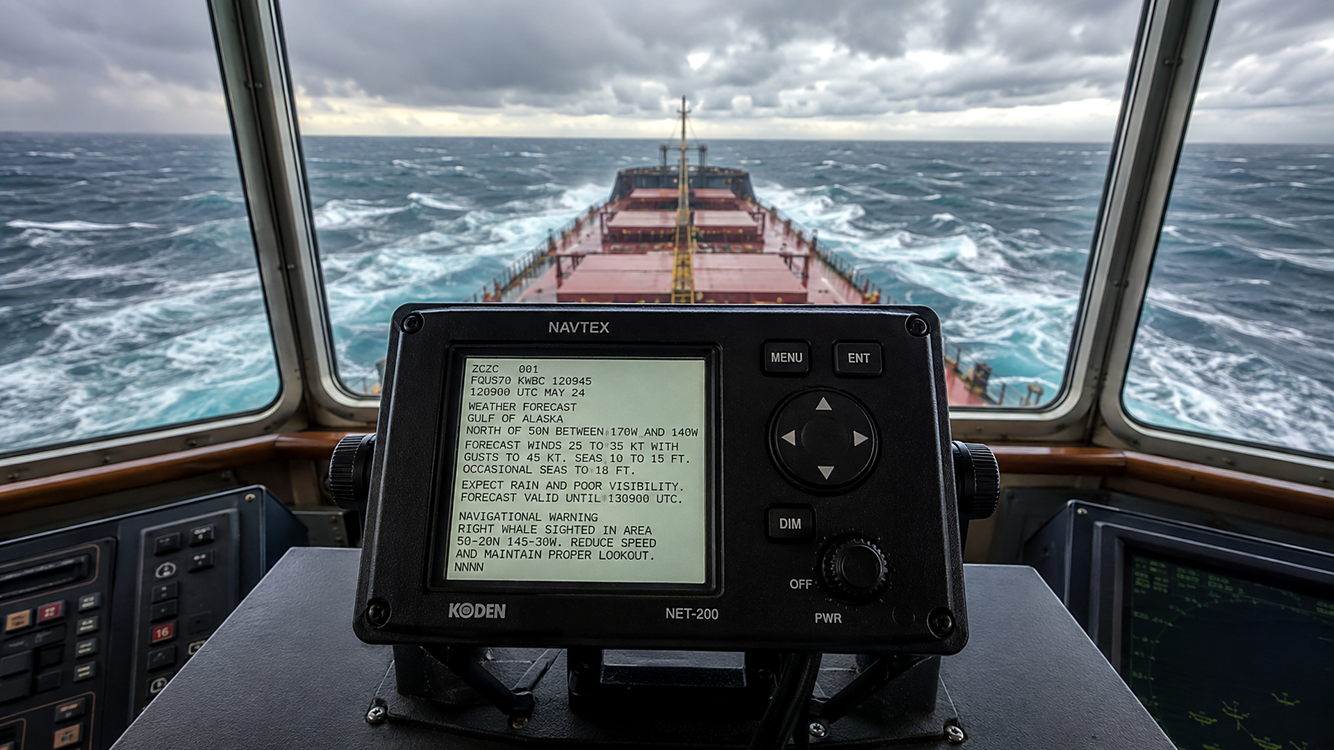 How ships decode weather forecasts at sea, from Navtex printouts to ...