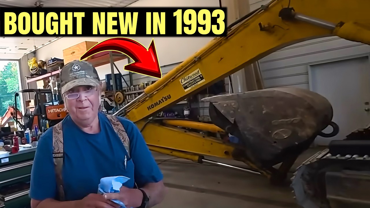 Saving dad's 1993 Komatsu excavator