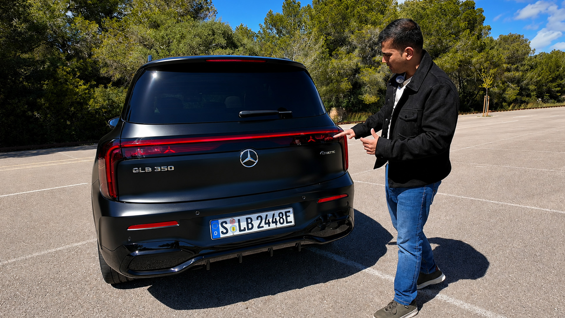 What has changed in the new Mercedes GLB rear lights?