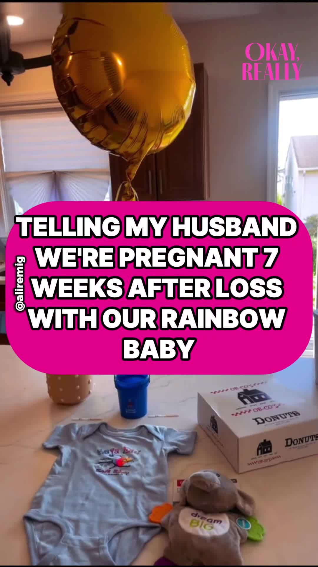 Couple's emotional pregnancy surprise comes after heartbreaking loss