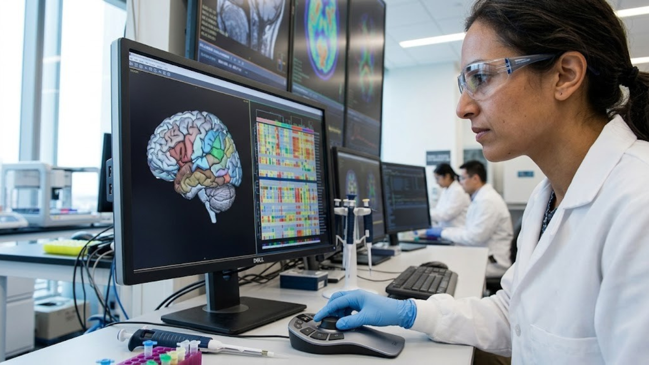 Hidden brain shift begins between 50 and 75