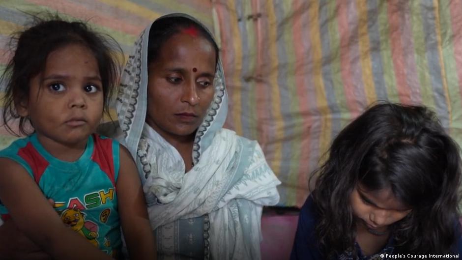 If Shanti Devi misses work to care for her children, she loses out on a much-needed pay check
