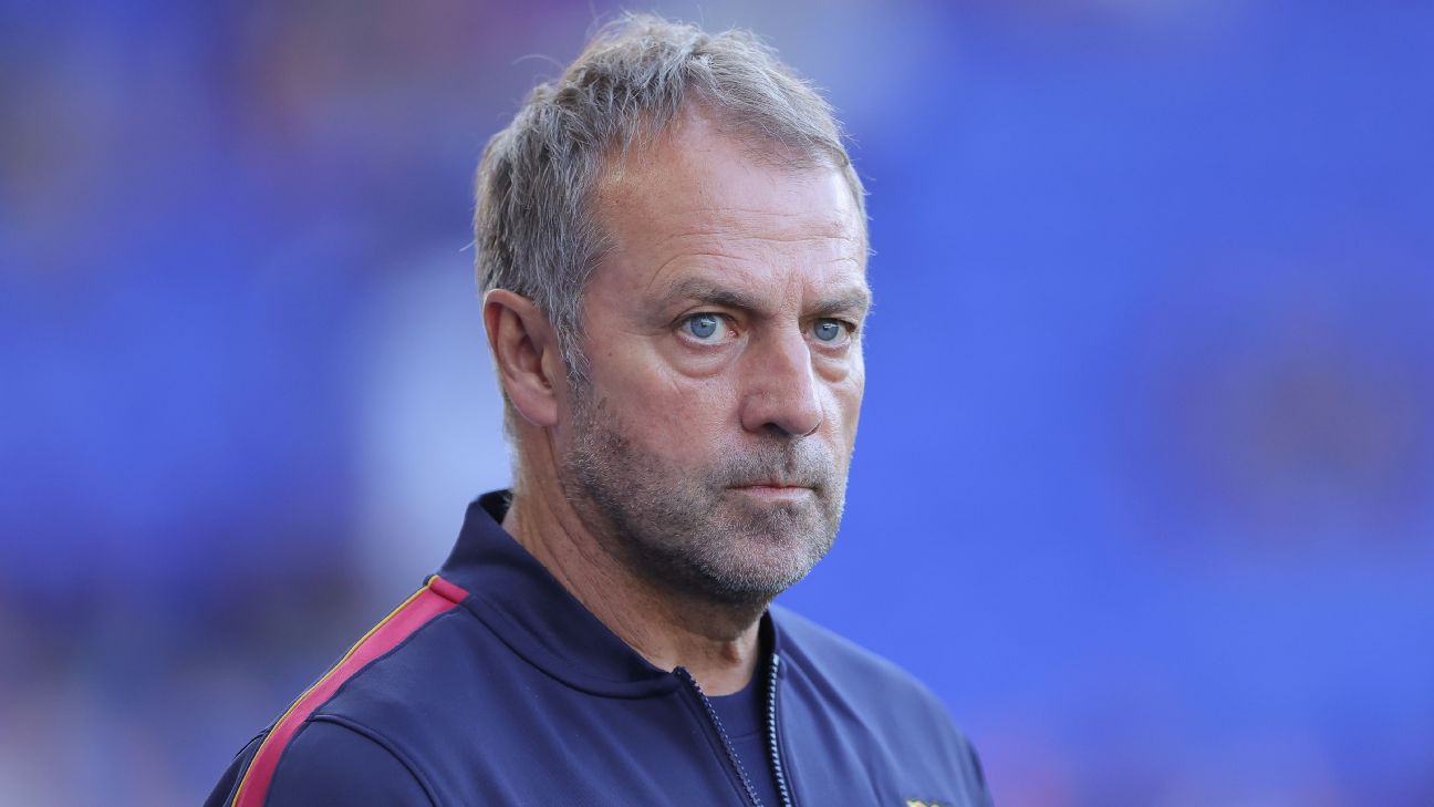 Hansi Flick: Barcelona 'know they have to do something' in search for new striker